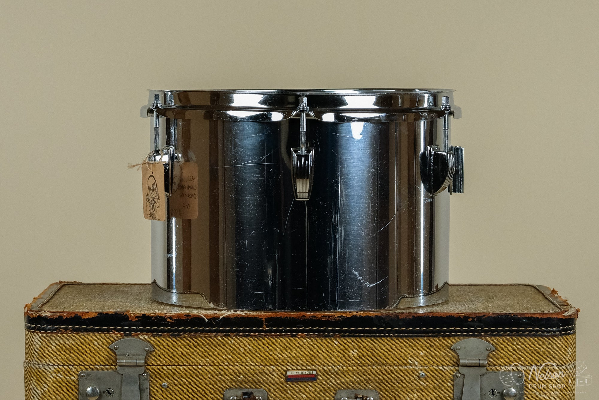 1970s Ludwig Chrome Over Vistalite Concert Tom - 8x12
