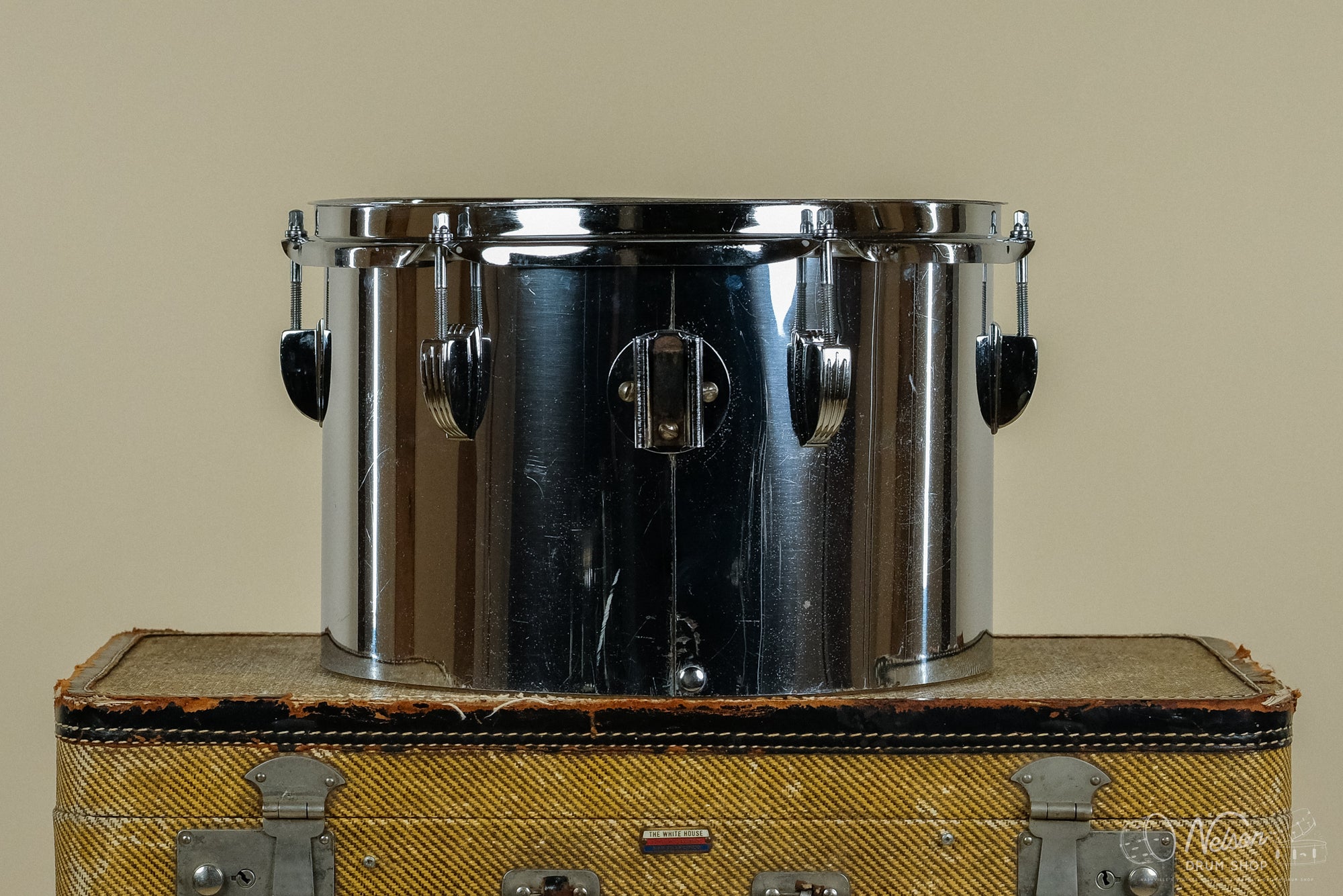 1970s Ludwig Chrome Over Vistalite Concert Tom - 8x12