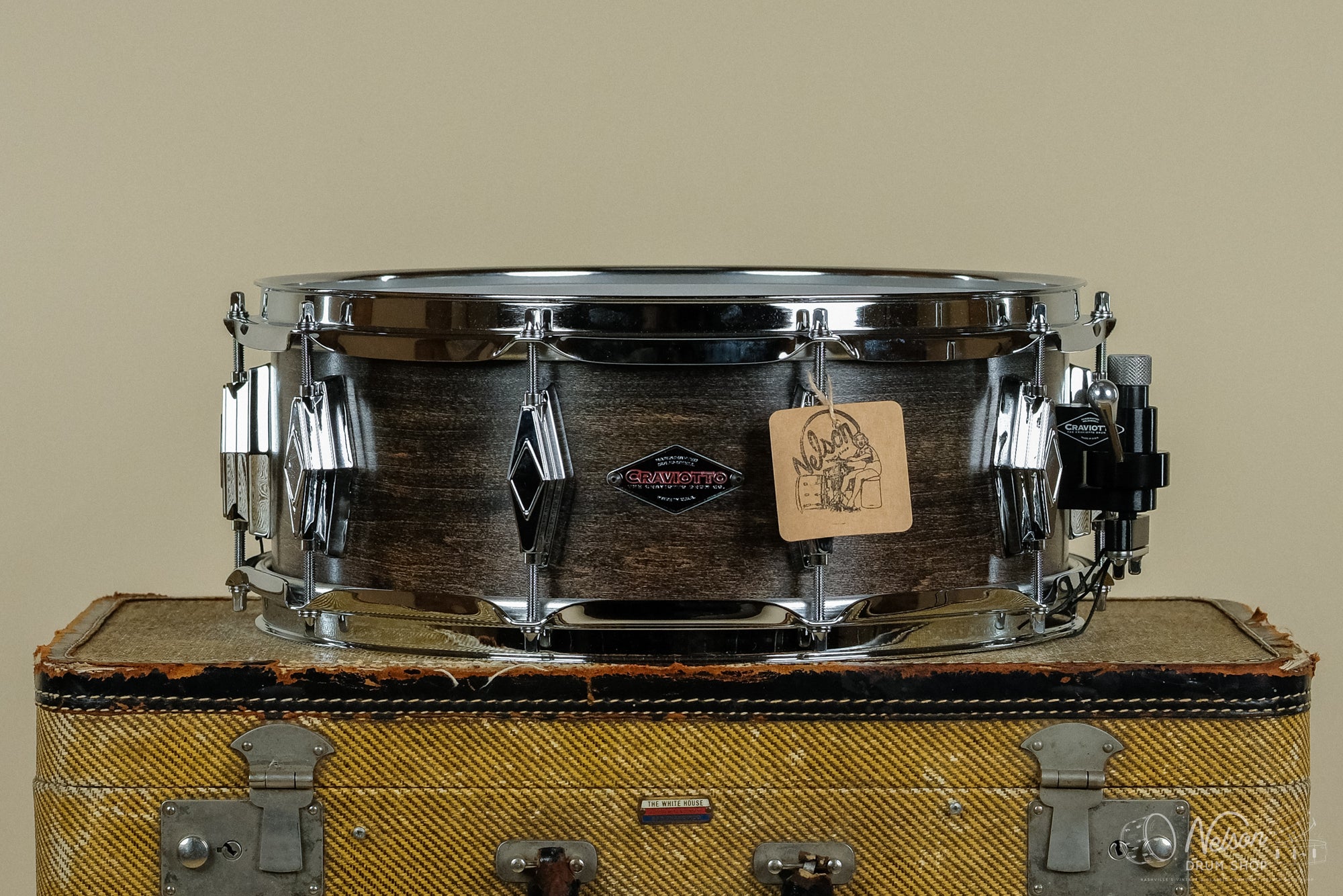 Used Craviotto Maple w/45 Degree Edges in Satin Charcoal - 5.5x14