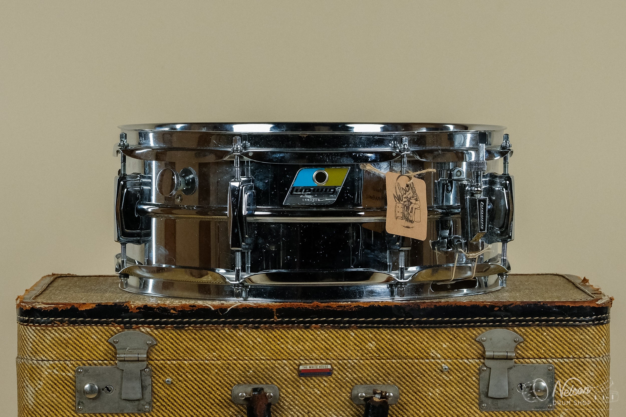 1970s Ludwig Supraphonic (8-Lug) - 5x14 – Nelson Drum Shop