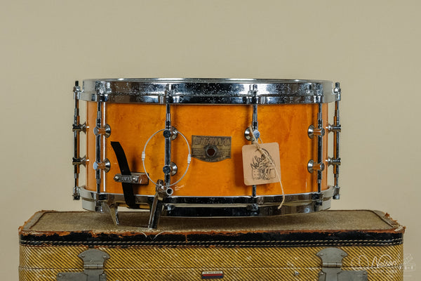 1980s Tama Artwood Omnitune in Birdseye Maple - 6.5x14