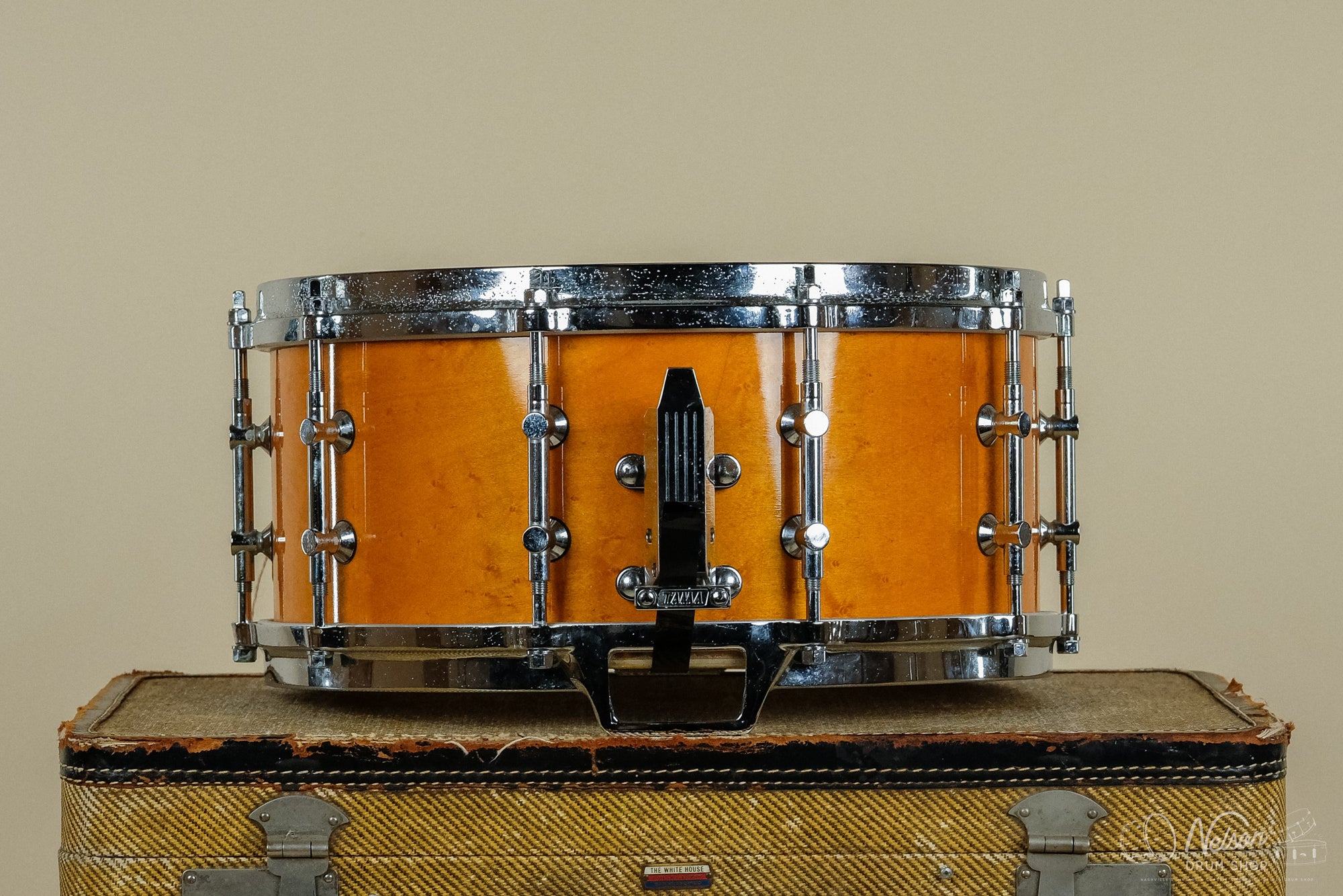 1980s Tama Artwood Omnitune in Birdseye Maple - 6.5x14