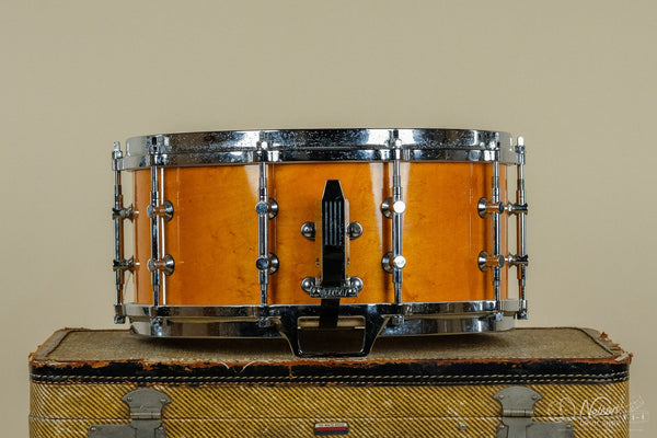 1980s Tama Artwood Omnitune in Birdseye Maple - 6.5x14