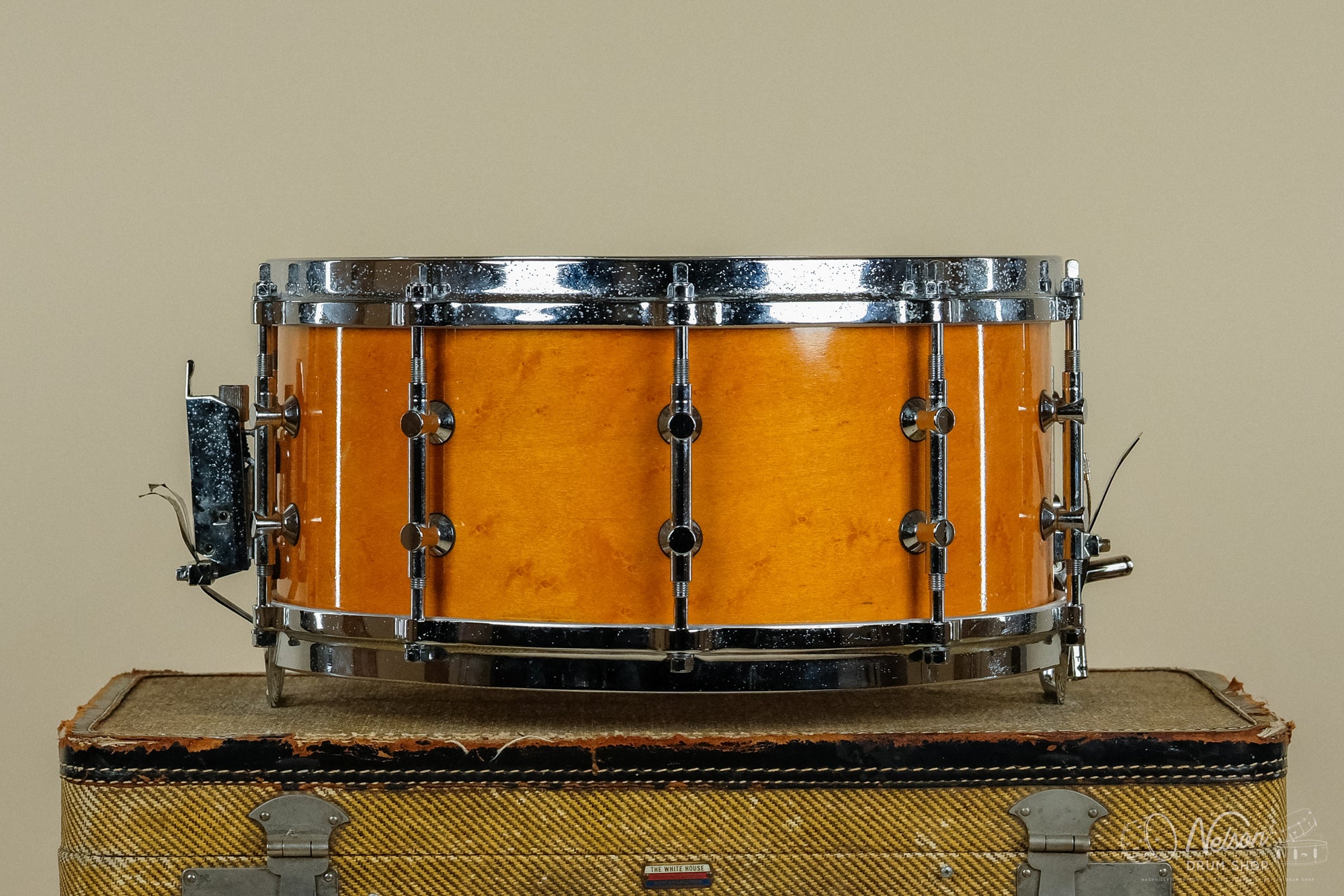 1980s Tama Artwood Omnitune in Birdseye Maple - 6.5x14