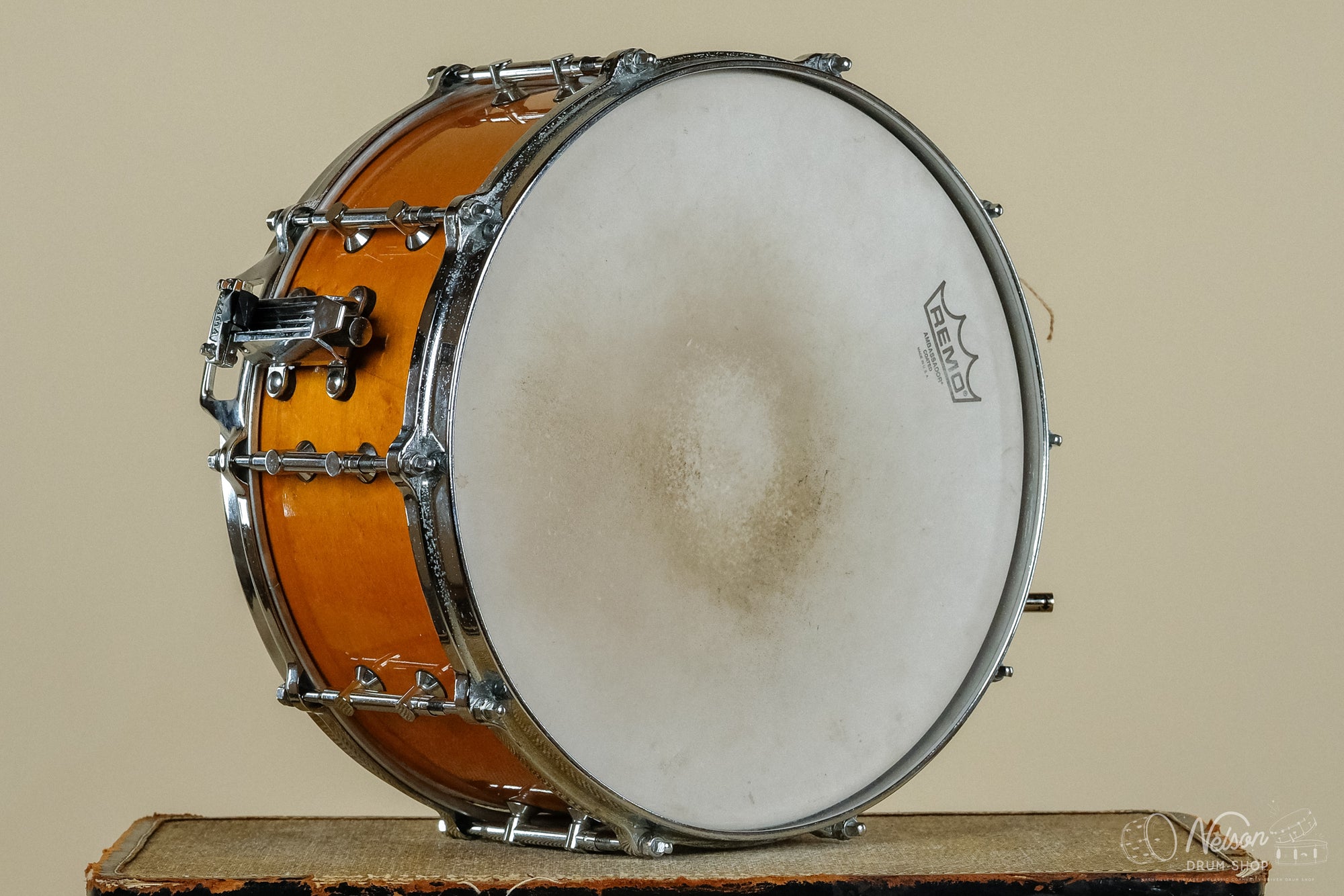 1980s Tama Artwood Omnitune in Birdseye Maple - 6.5x14