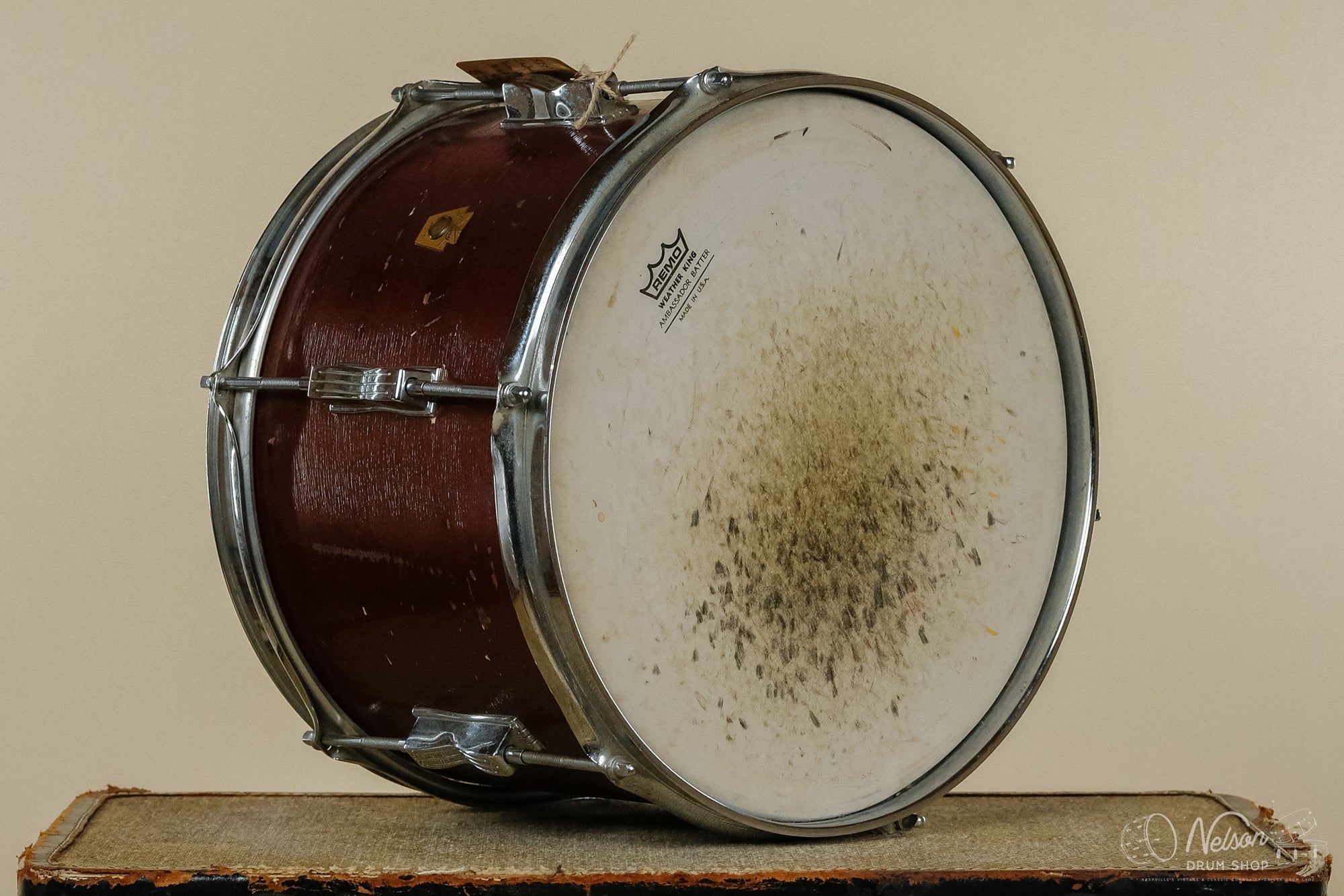 SEP 24 1966 Ludwig Cubdate Tom in Bronze Mist Lacquer Duco - 8x12