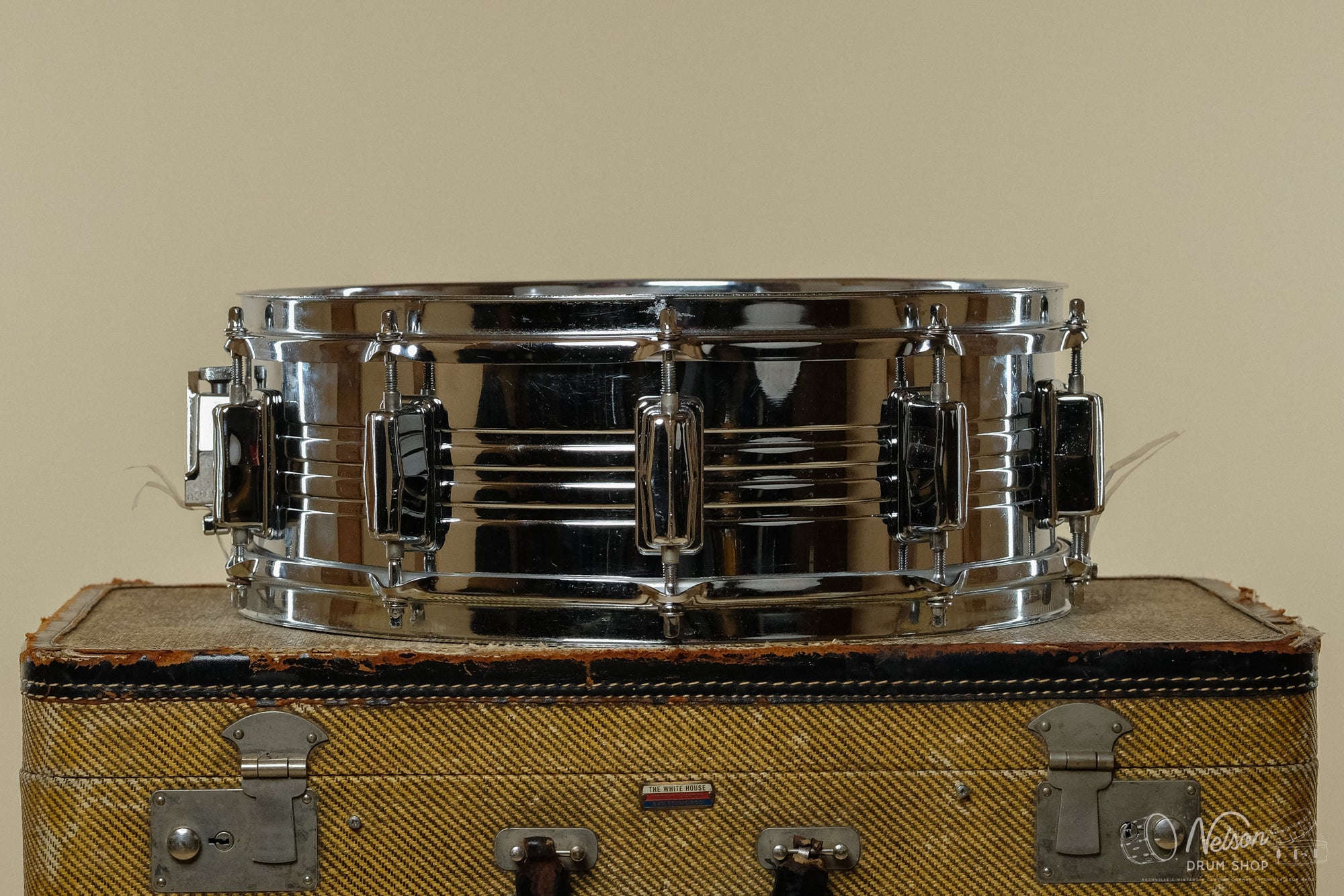 1970s Pearl B4514 'Jupiter' Chrome Over Brass - 5x14