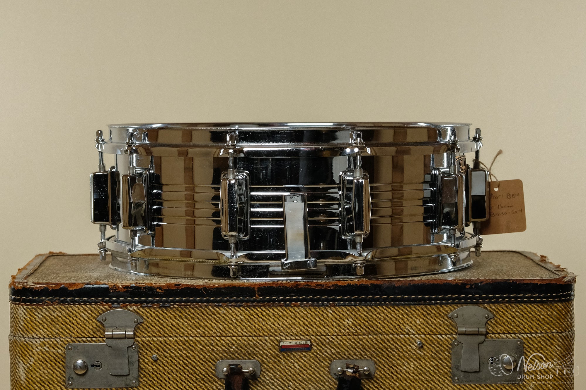 1970s Pearl B4514 'Jupiter' Chrome Over Brass - 5x14