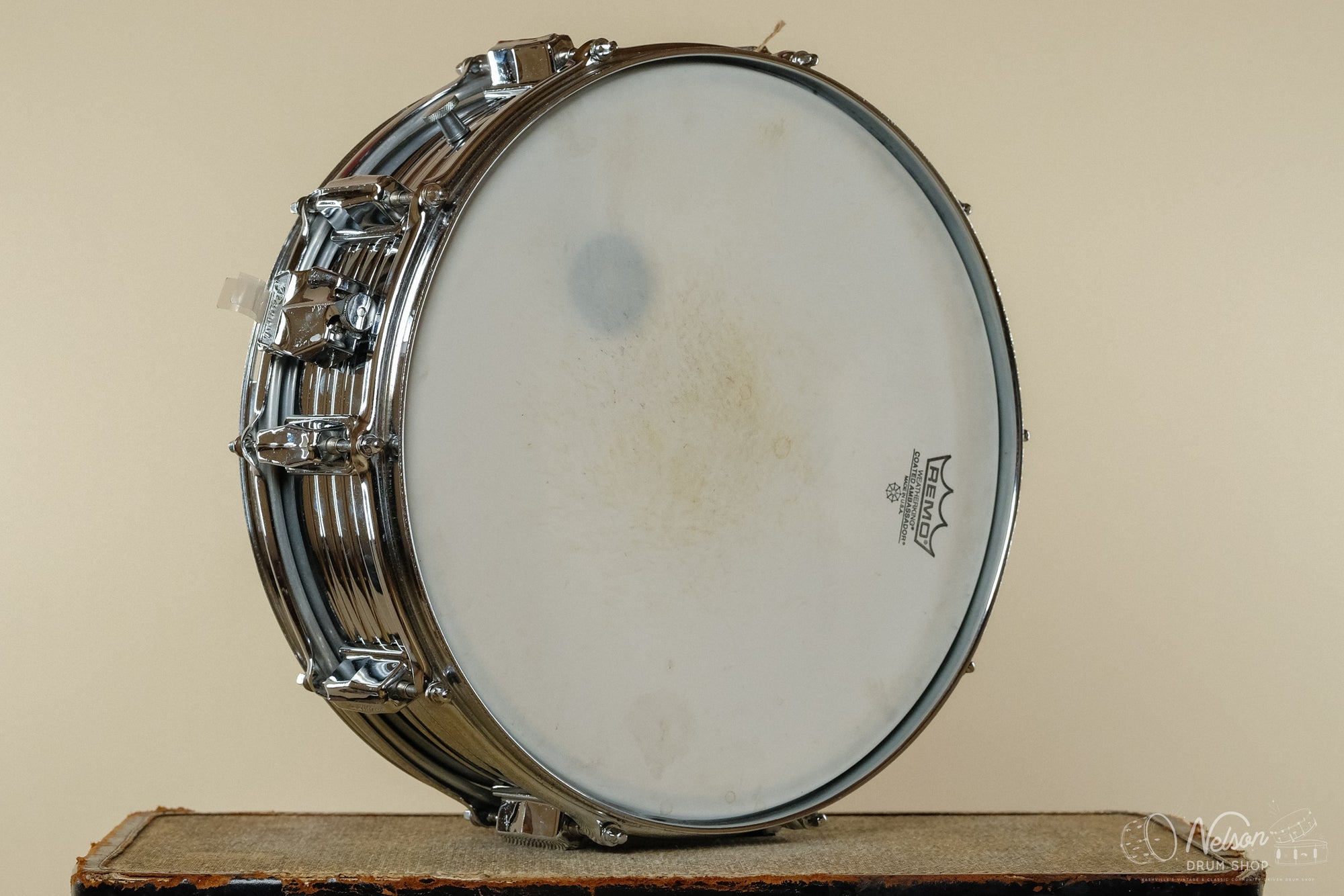 1970s Pearl B4514 'Jupiter' Chrome Over Brass - 5x14