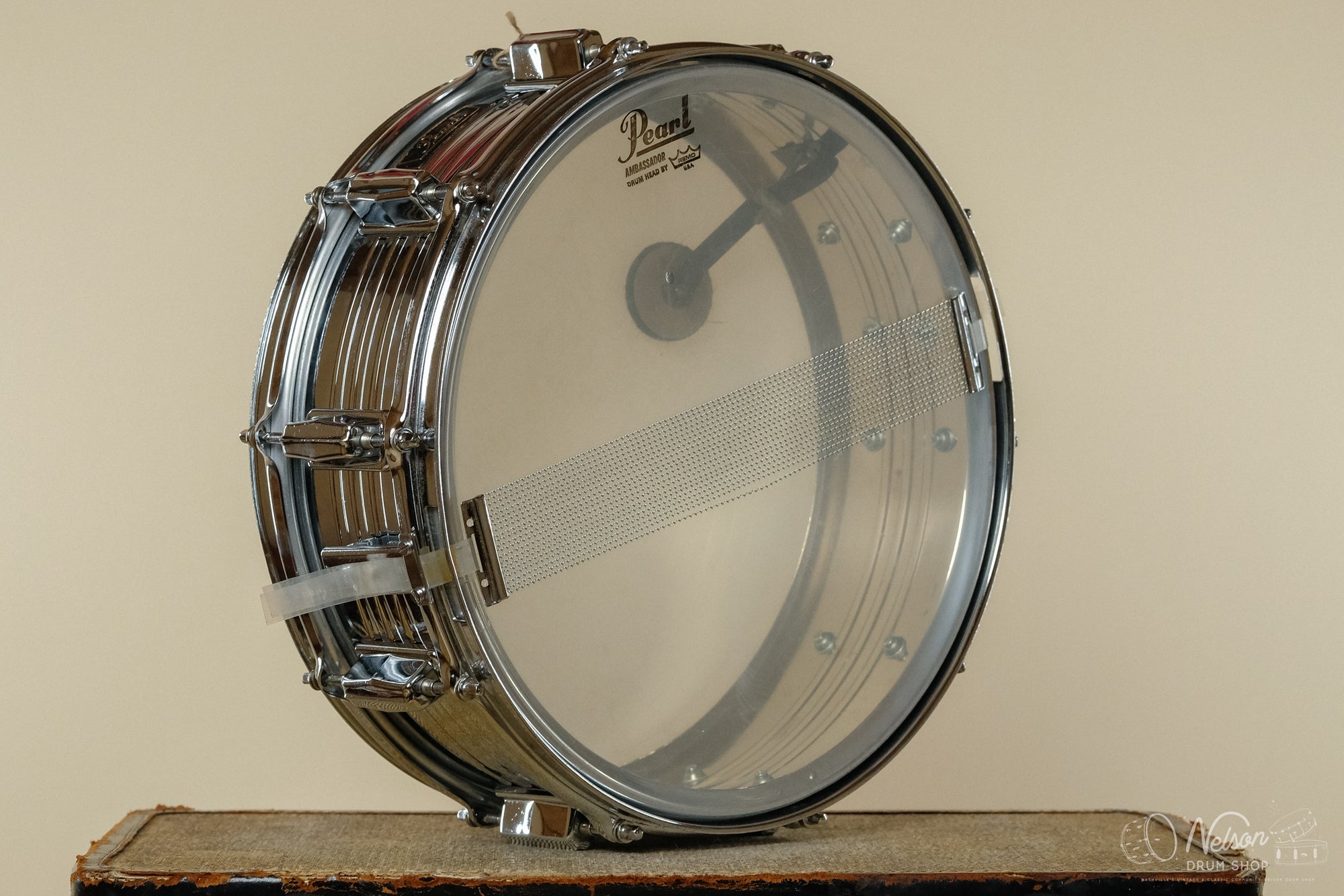 1970s Pearl B4514 'Jupiter' Chrome Over Brass - 5x14