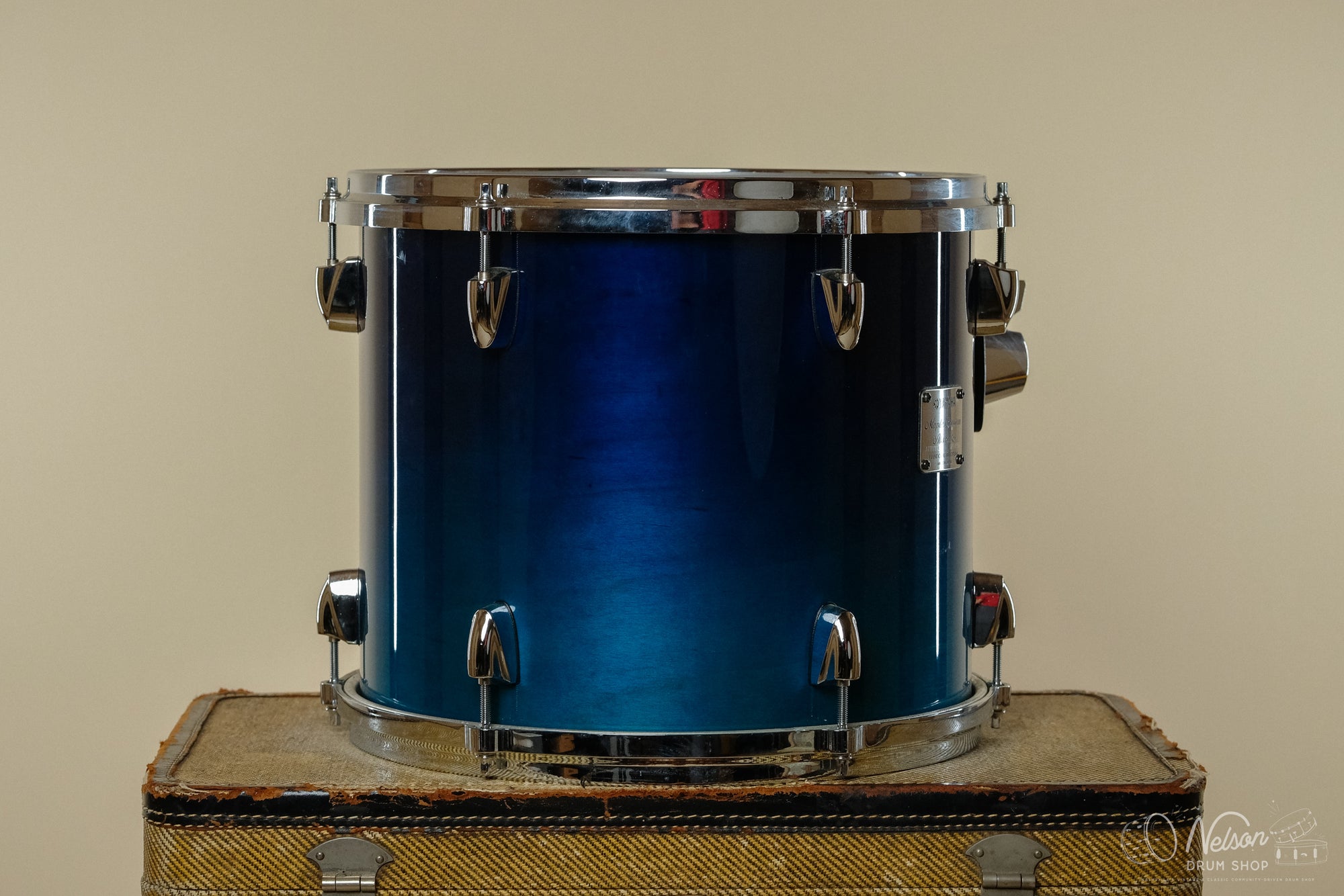Used Yamaha Maple Custom Absolute Tom in Sea Blue Fade - 11x13