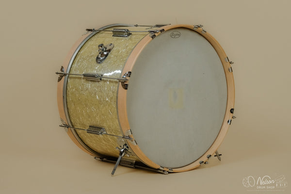 1960s Rogers 'Tower' in White Marine Pearl - 14x20