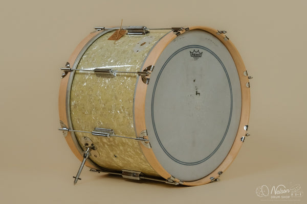1960s Rogers 'Tower' in White Marine Pearl - 14x20