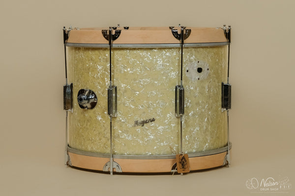 1960s Rogers 'Tower' in White Marine Pearl - 14x20