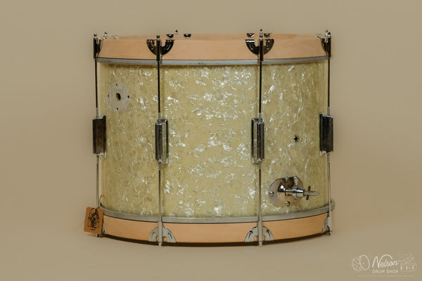 1960s Rogers 'Tower' in White Marine Pearl - 14x20