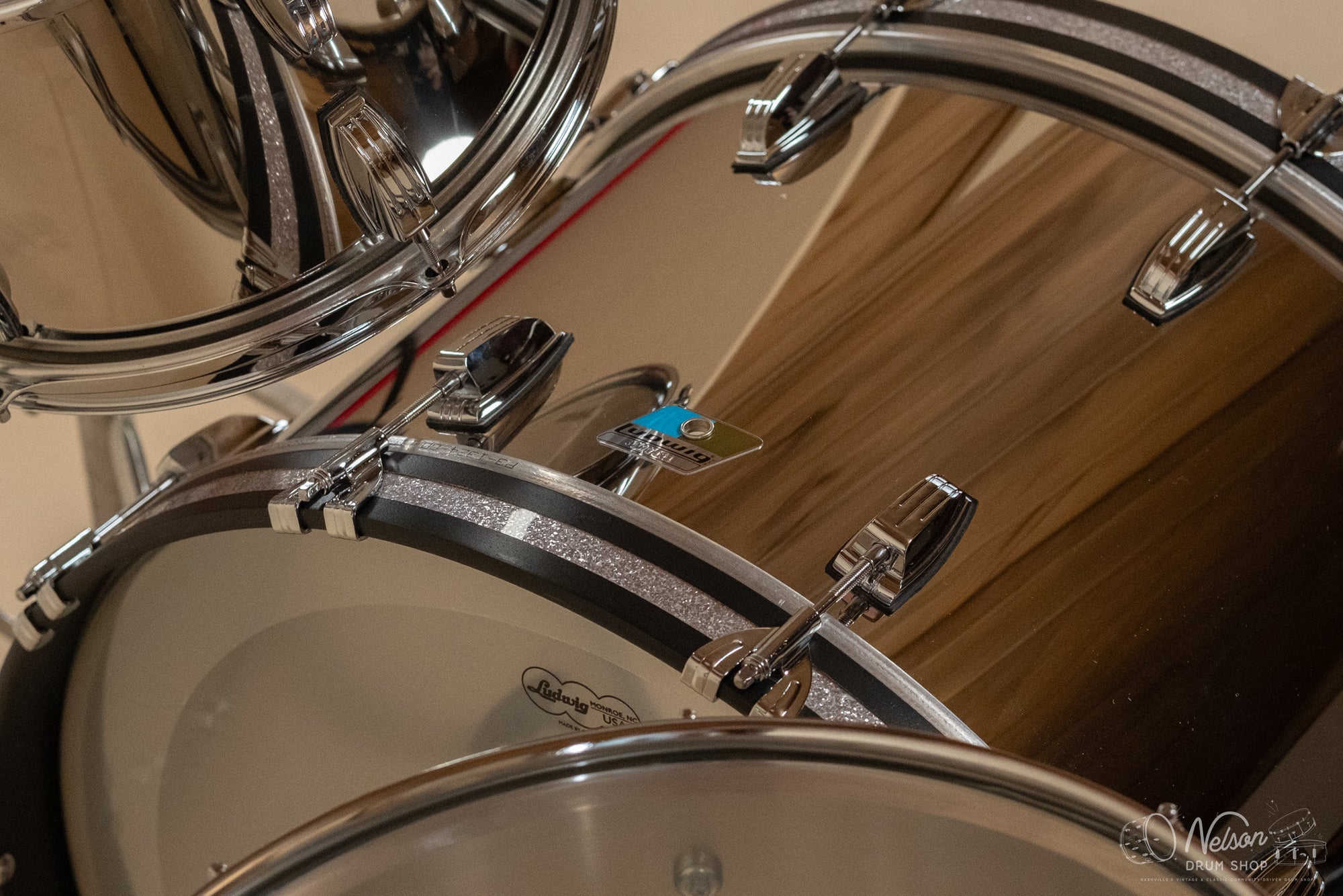 Ludwig Stainless Steel 'Pro Beat' - 14x24, 16x16, 9x13