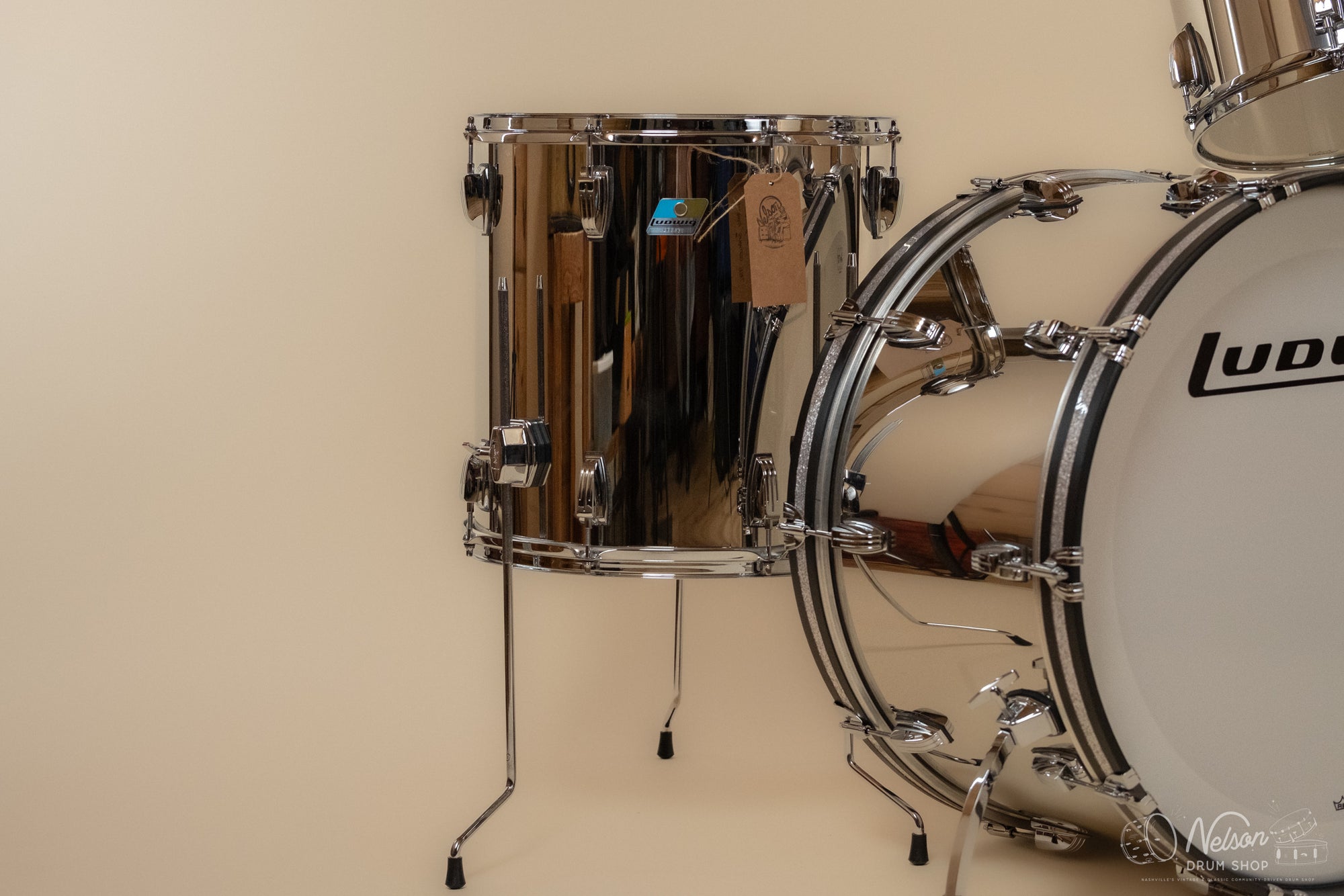 Ludwig Stainless Steel 'Pro Beat' - 14x24, 16x16, 9x13