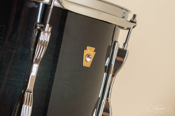 Used Ludwig Legacy Maple in Aqua Burst Lacquer - 14x22, 16x16, 9x13