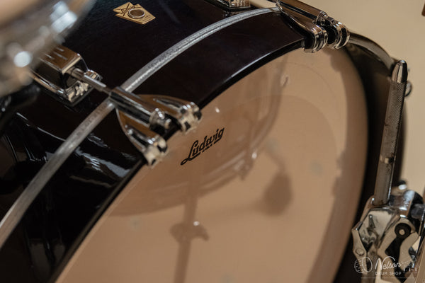 Used Ludwig Legacy Maple in Aqua Burst Lacquer - 14x22, 16x16, 9x13