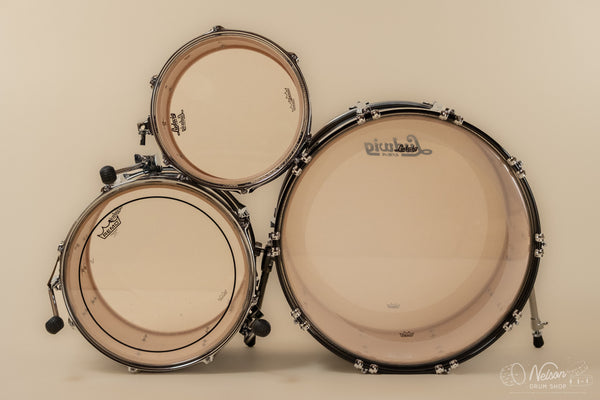 Used Ludwig Legacy Maple in Aqua Burst Lacquer - 14x22, 16x16, 9x13