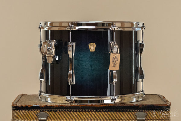 Used Ludwig Legacy Maple in Aqua Burst Lacquer - 10x14