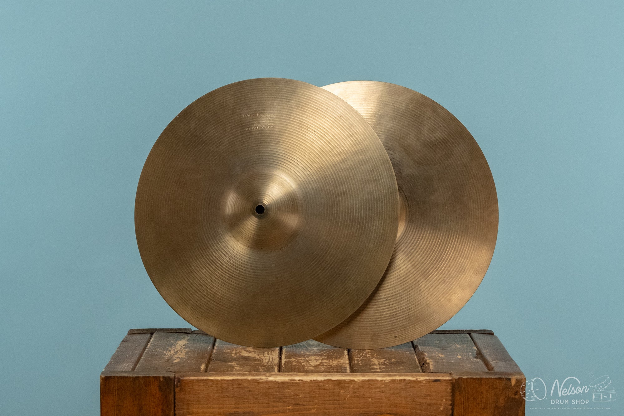 1960s Paiste Formula 602 'Pre-Serial' Hi-Hats - 14"