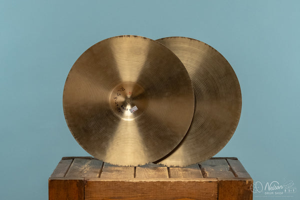 1960s Paiste Formula 602 'Pre-Serial' Hi-Hats - 14"