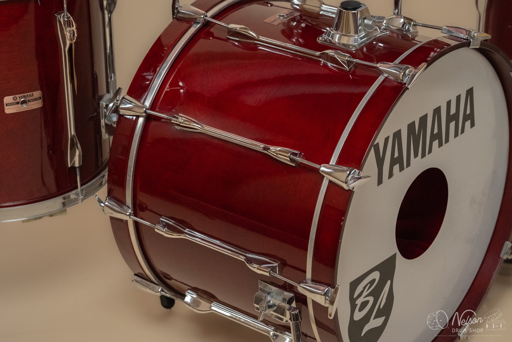 1984/85 Yamaha Recording Custom in Cherry Red - 16x22, 16x16, 12x14, 10x12, 10x10