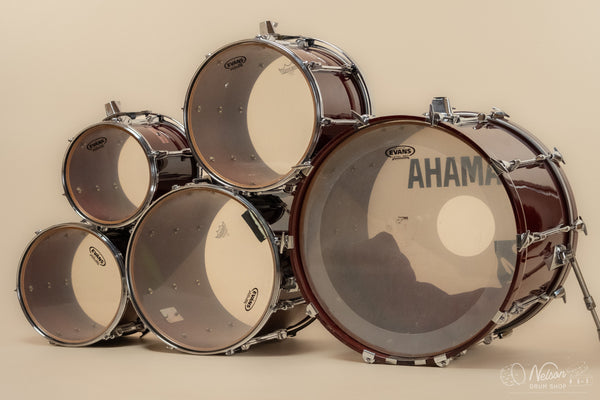 1984/85 Yamaha Recording Custom in Cherry Red - 16x22, 16x16, 12x14, 10x12, 10x10