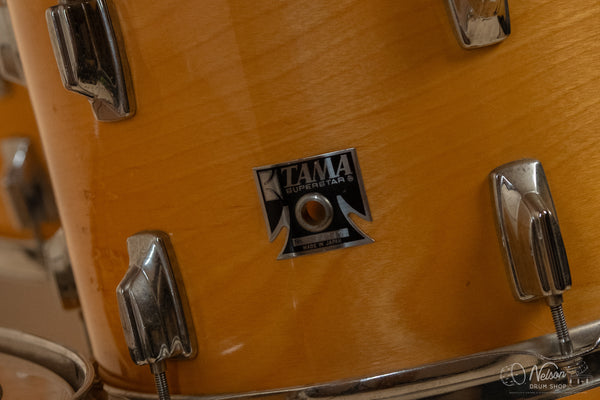 1980s Tama Superstar in Super Maple - 14x22, 8x12, 9x13, 16x16