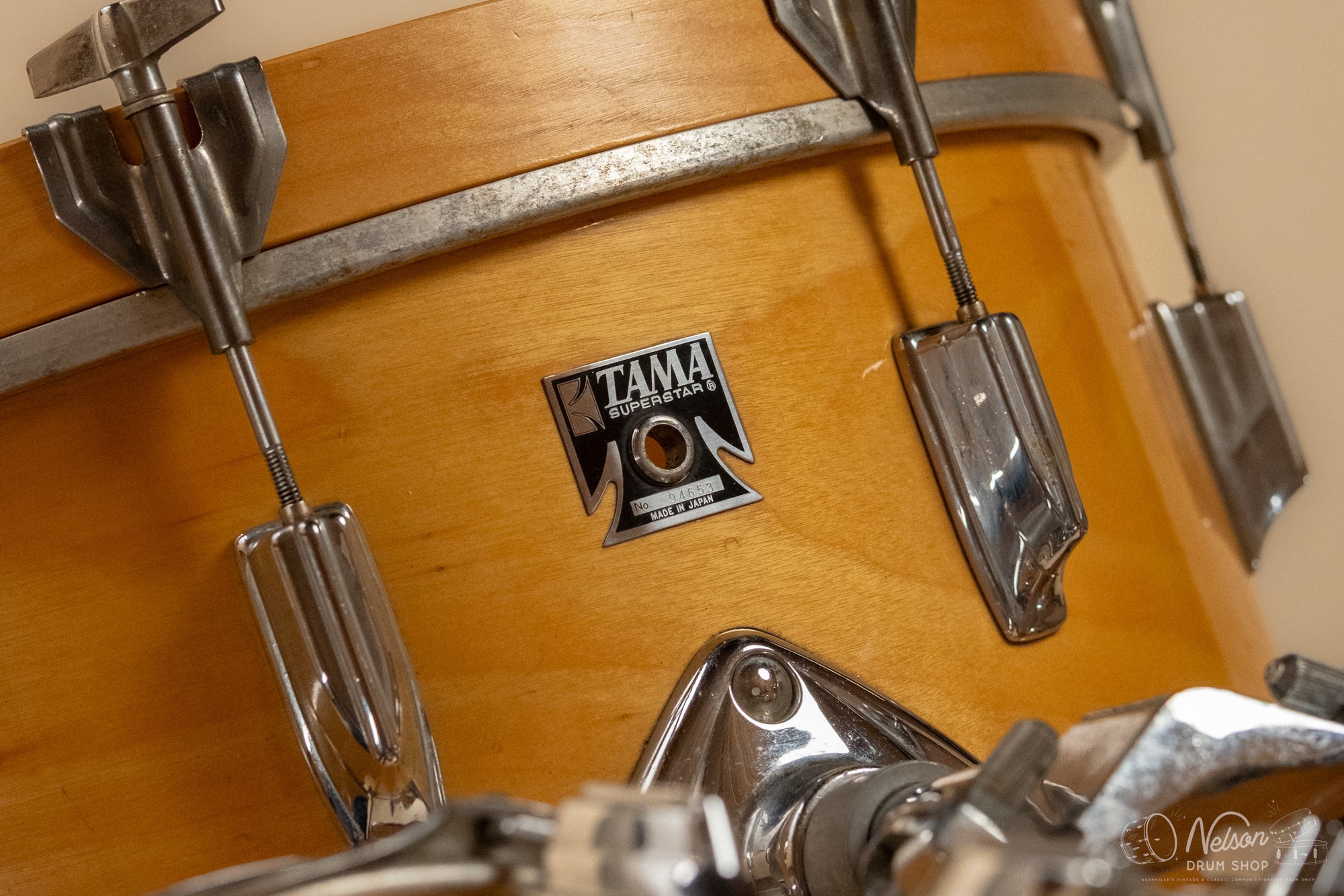 1980s Tama Superstar in Super Maple - 14x22, 8x12, 9x13, 16x16