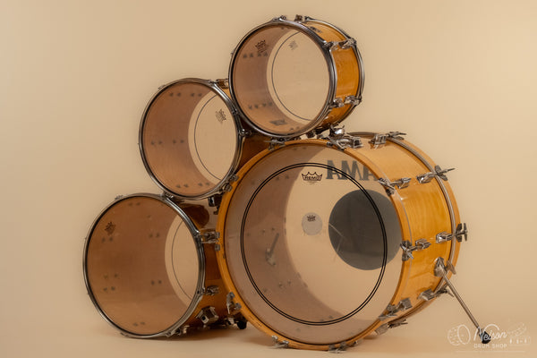 1980s Tama Superstar in Super Maple - 14x22, 8x12, 9x13, 16x16