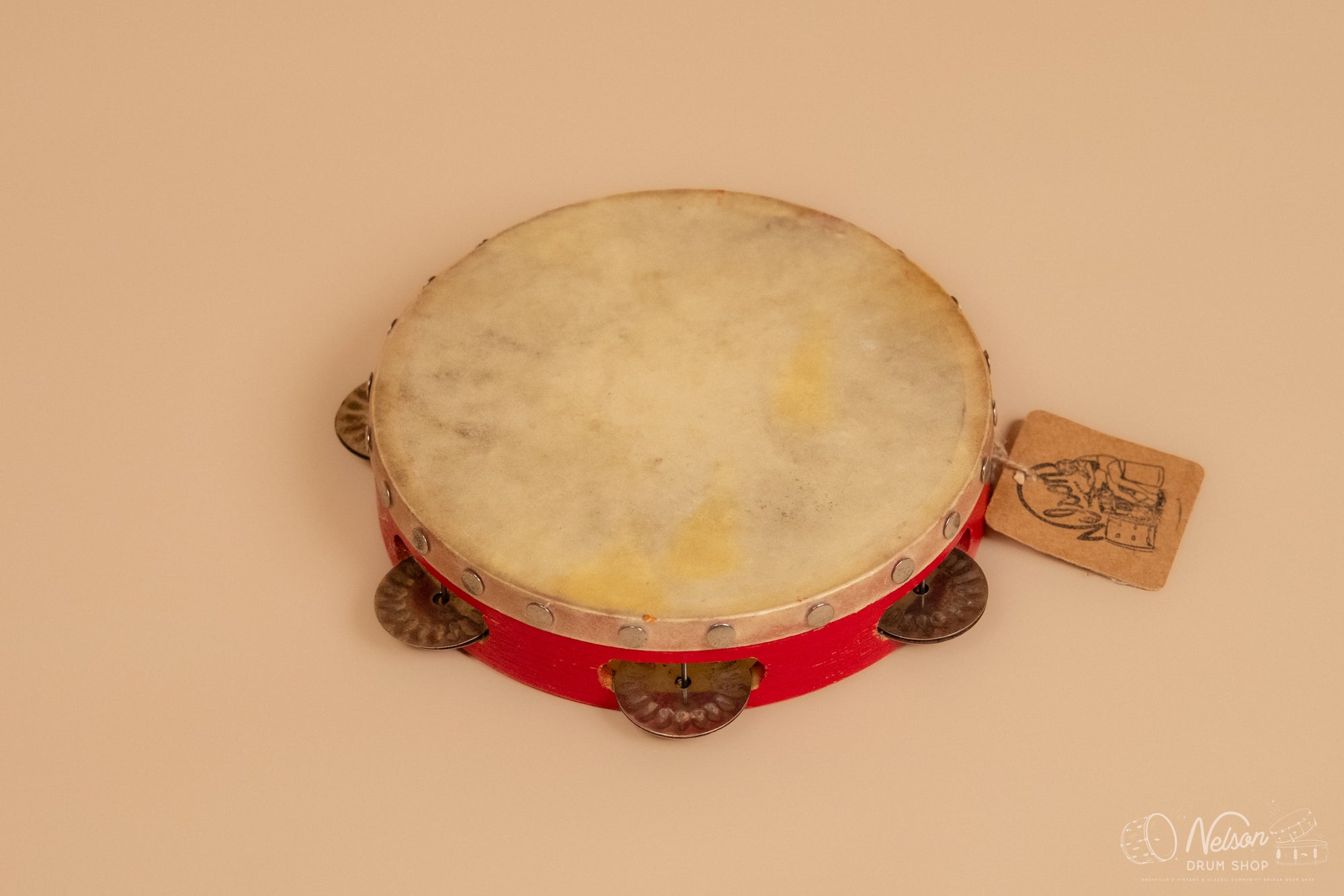1930s Ludwig Single Row Headed Tambourine - 7"