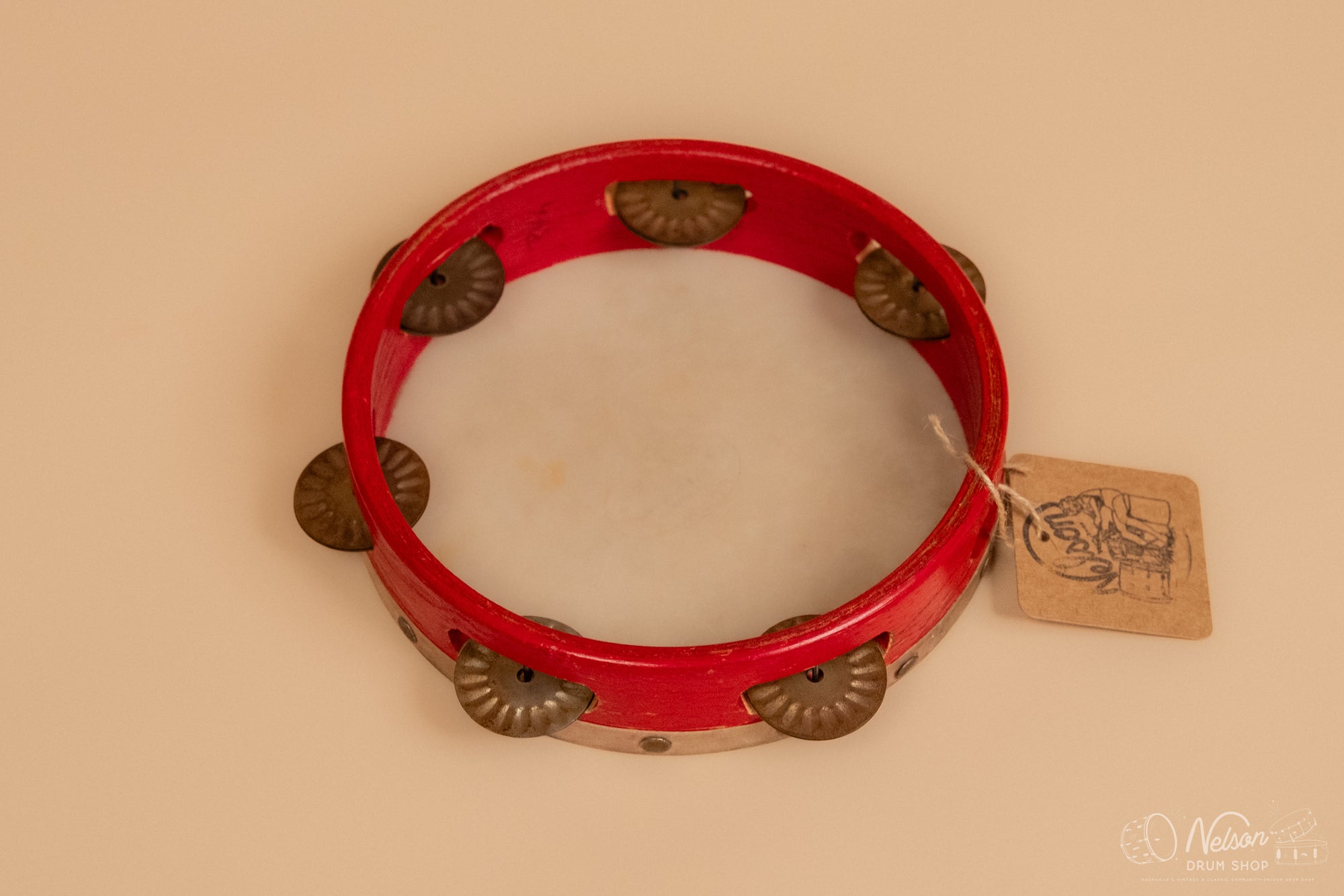 1930s Ludwig Single Row Headed Tambourine - 7"