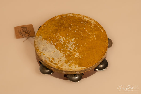 1920s Ludwig Solid Ply Single Row Headed Tambourine - 8"