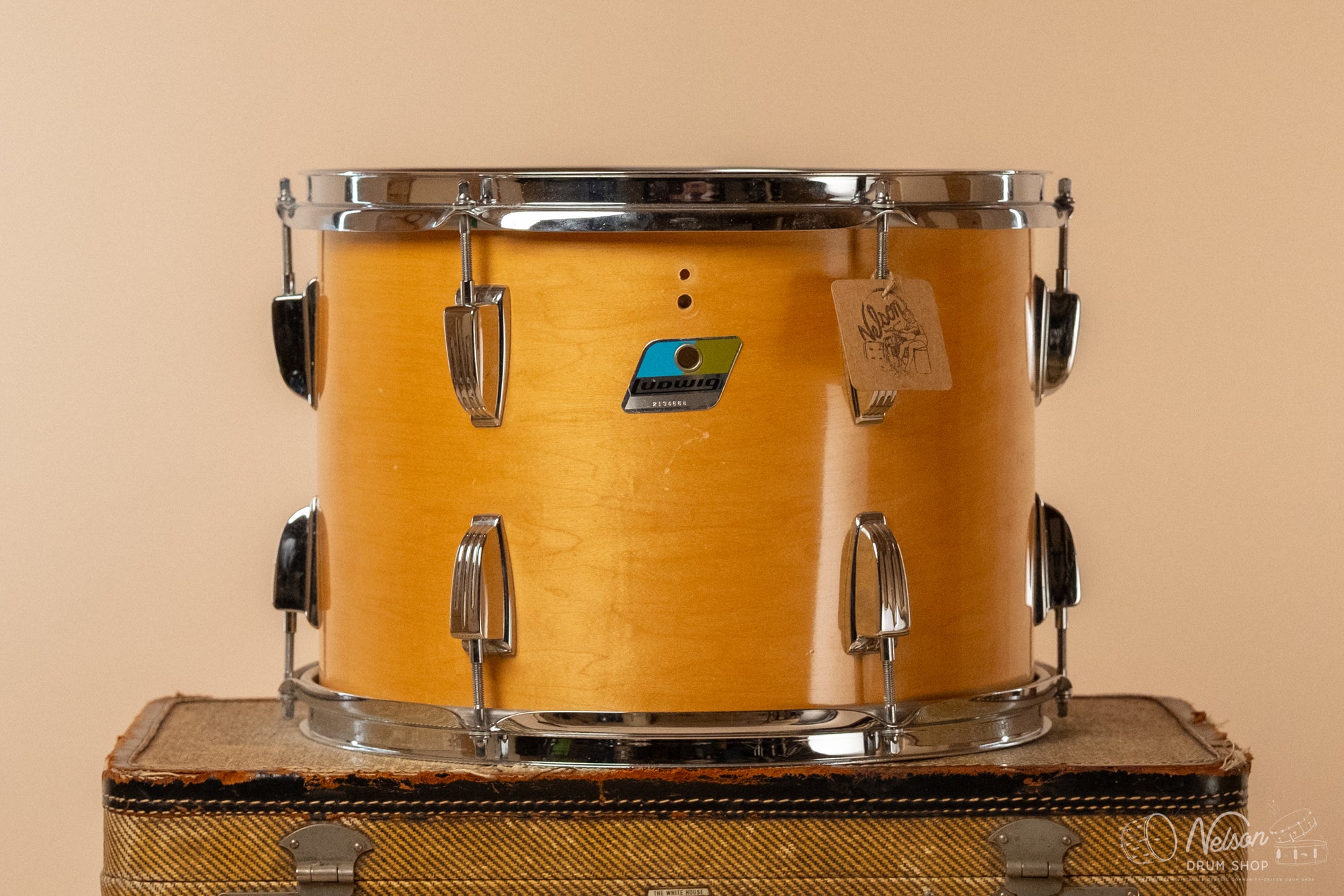 1970s Ludwig 6 Ply Tom in Maple Thermogloss - 10x14