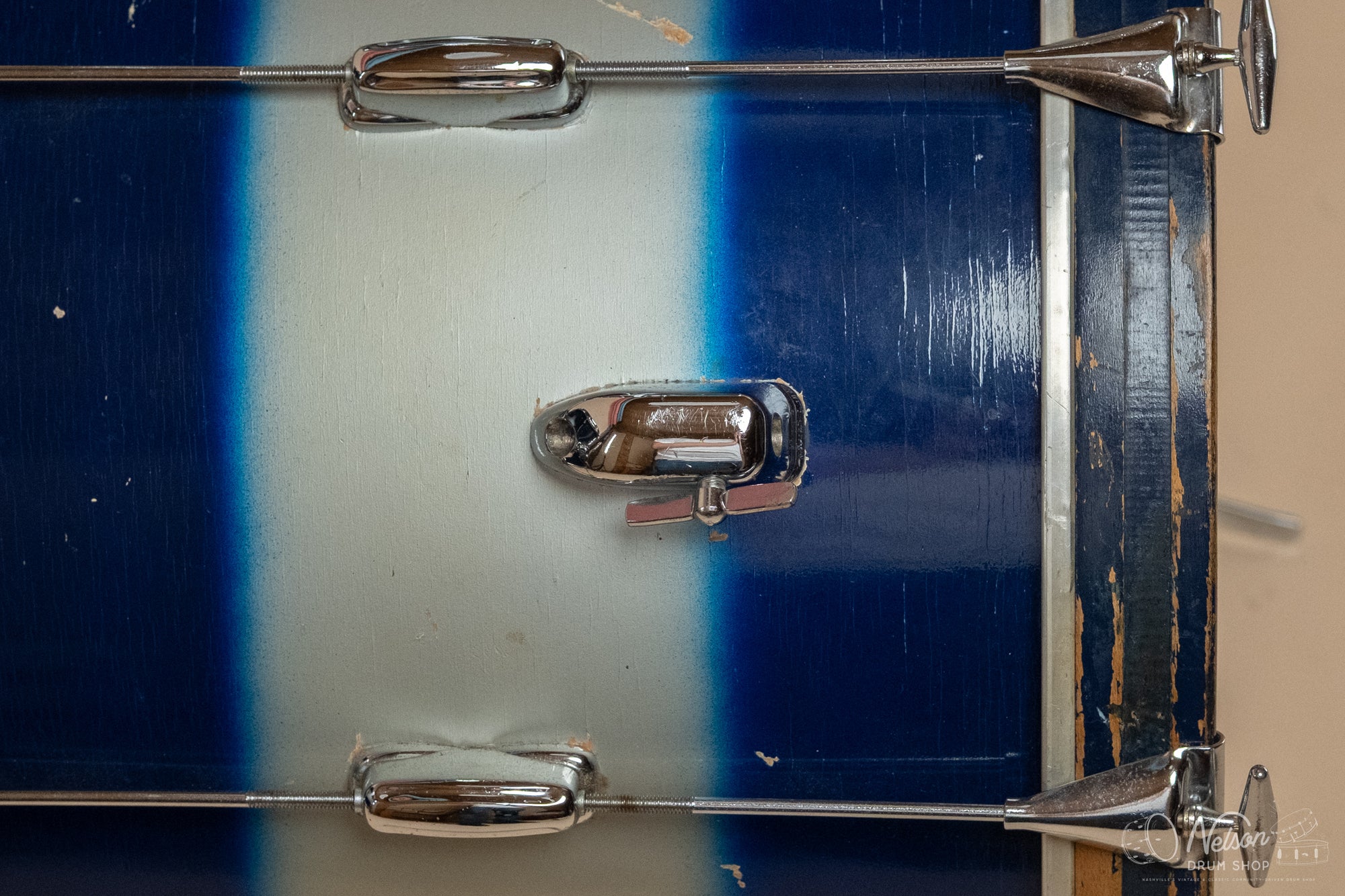1964 Slingerland 'Jam Session/Stage Band' in Blue Silver Duco - 14x20, 12x15, 8x12