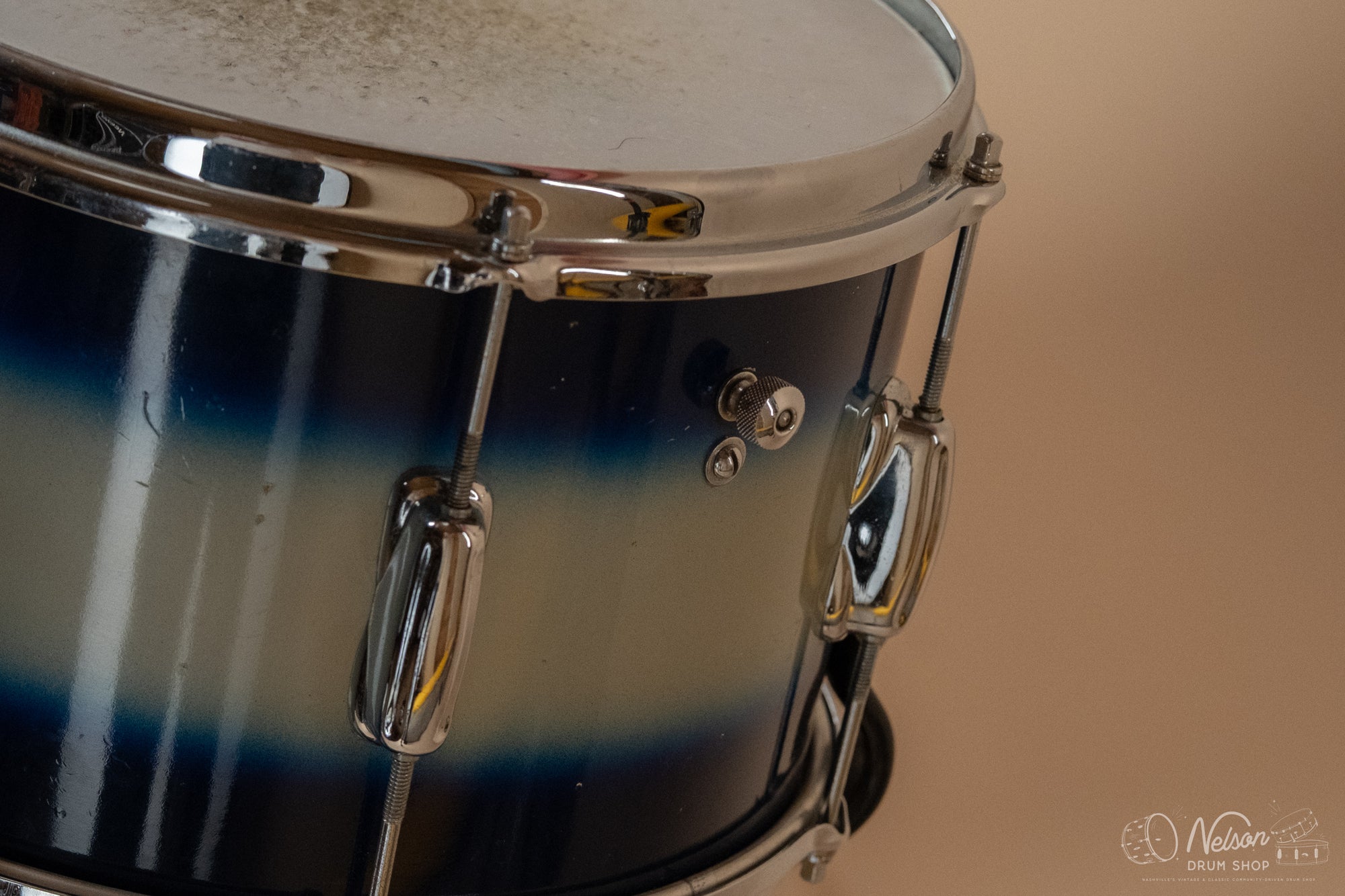 1964 Slingerland 'Jam Session/Stage Band' in Blue Silver Duco - 14x20, 12x15, 8x12