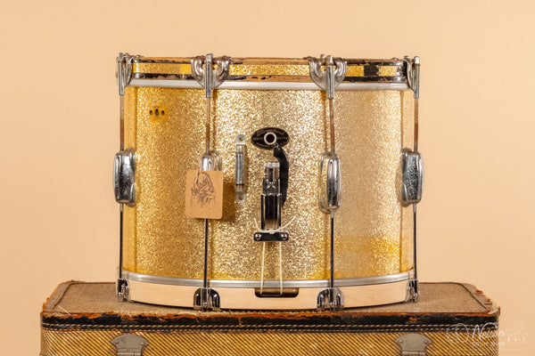 SEP 20, 1958 Slingerland 'Tournament' Model Parade Drum in Sparkling Gold Pearl - 10x14