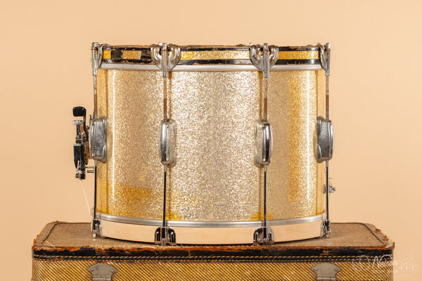 SEP 20, 1958 Slingerland 'Tournament' Model Parade Drum in Sparkling Gold Pearl - 10x14