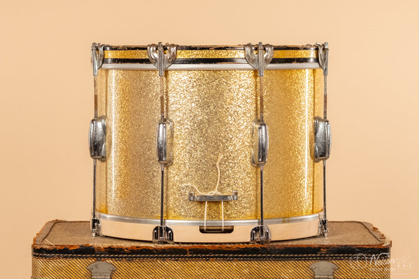 SEP 20, 1958 Slingerland 'Tournament' Model Parade Drum in Sparkling Gold Pearl - 10x14