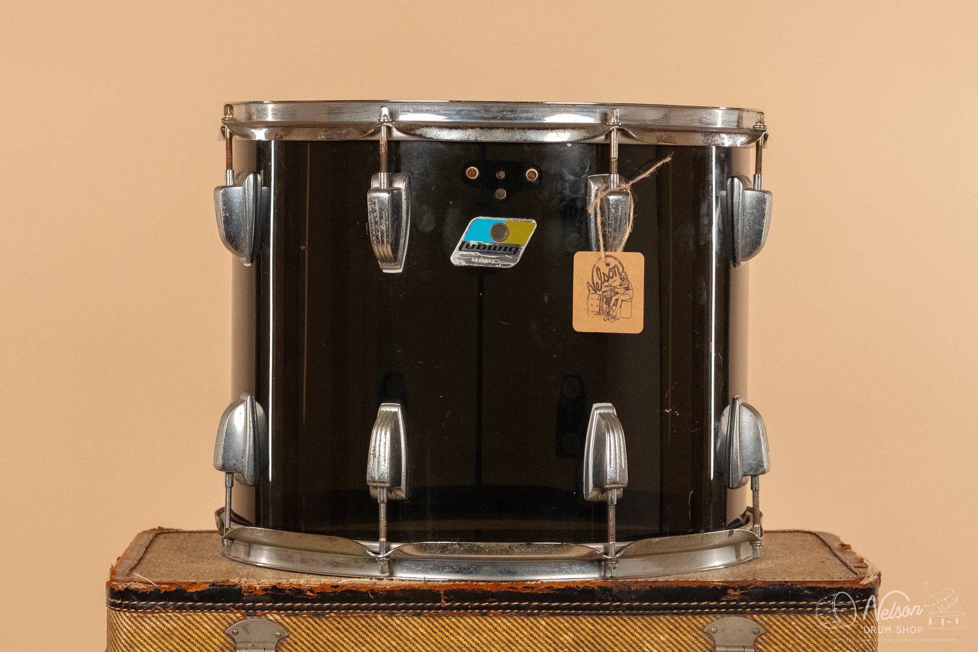 1970s Ludwig Vistalite Rack Tom in Smoke - 12x15
