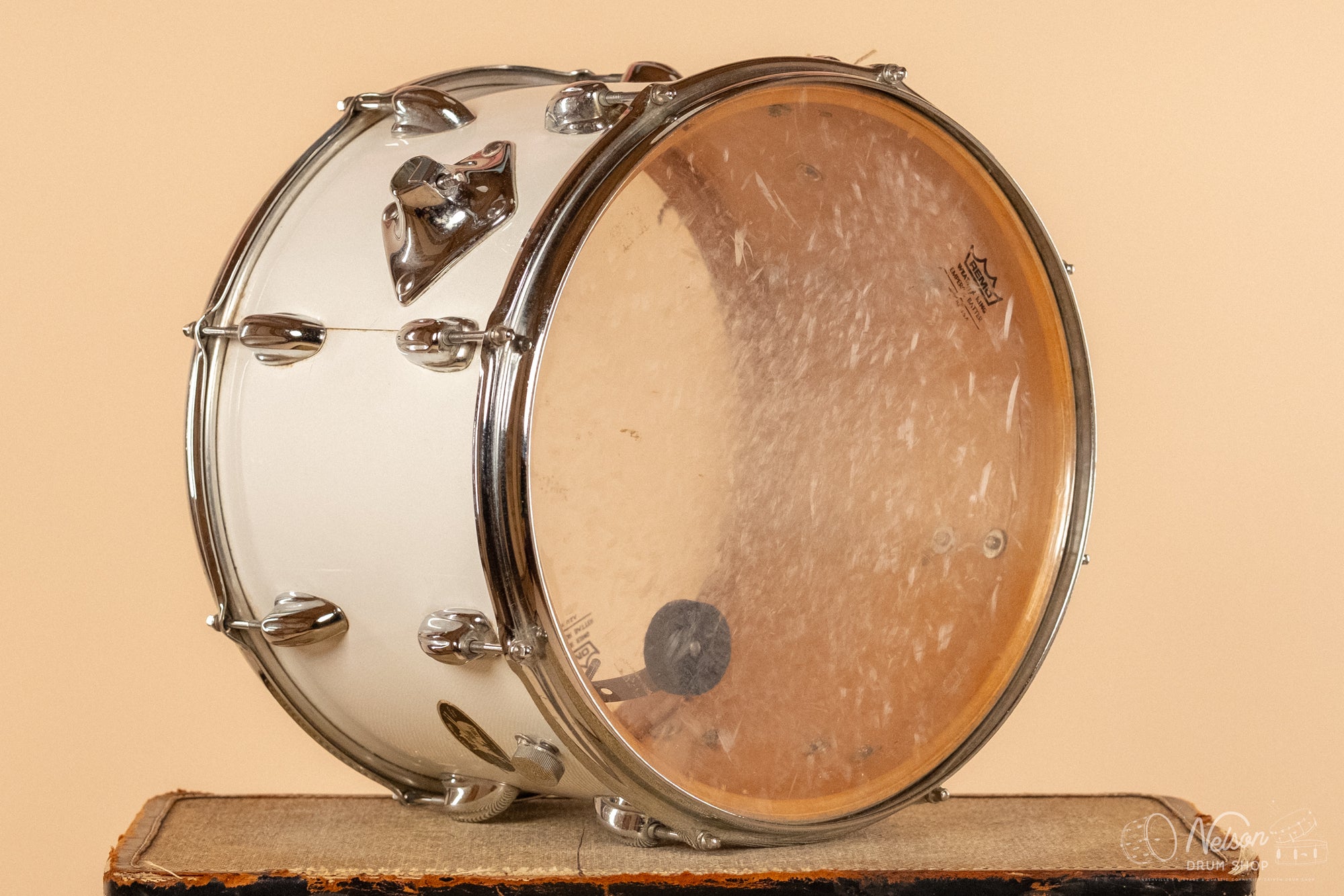 1970s Slingerland Tom in White Gloss - 10x14
