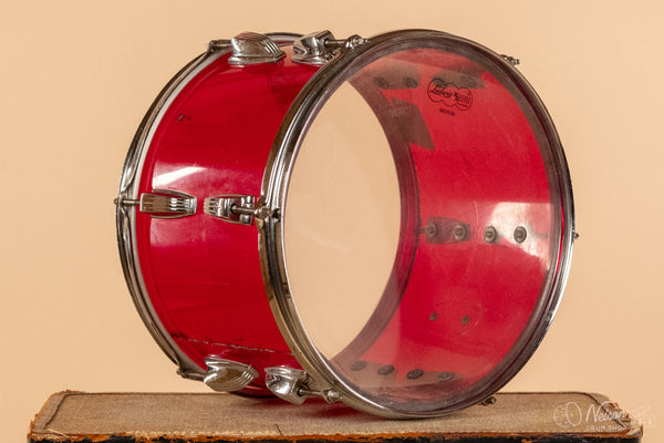1970s Ludwig Rack Tom in Red Vistalite - 9x13