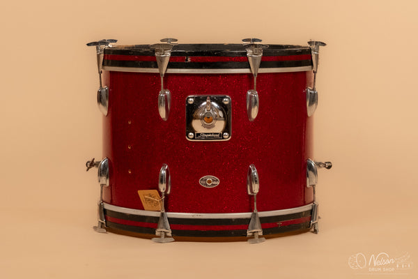 1970s Slingerland Bass Drum in Sparkling Red Pearl - 14x20