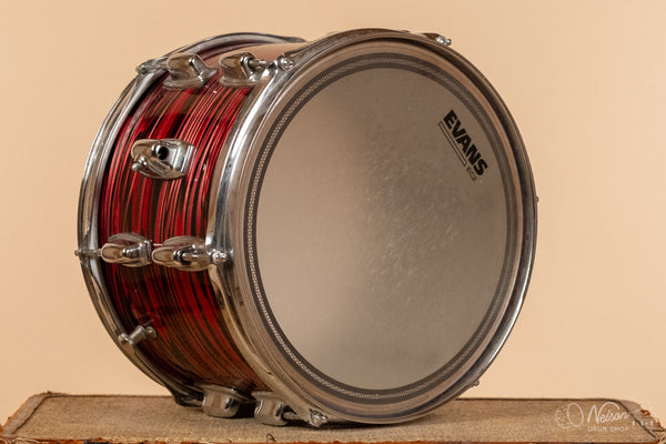 1970s Ludwig Standard Tom in Ruby Red Strata - 8x12