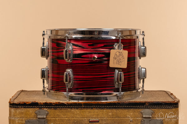 1970s Ludwig Standard Tom in Ruby Red Strata - 8x12