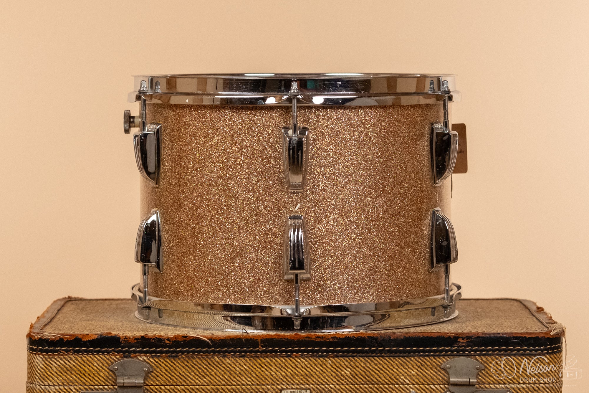 1969 Ludwig 3 ply Tom in Champagne Sparkle - 9x13