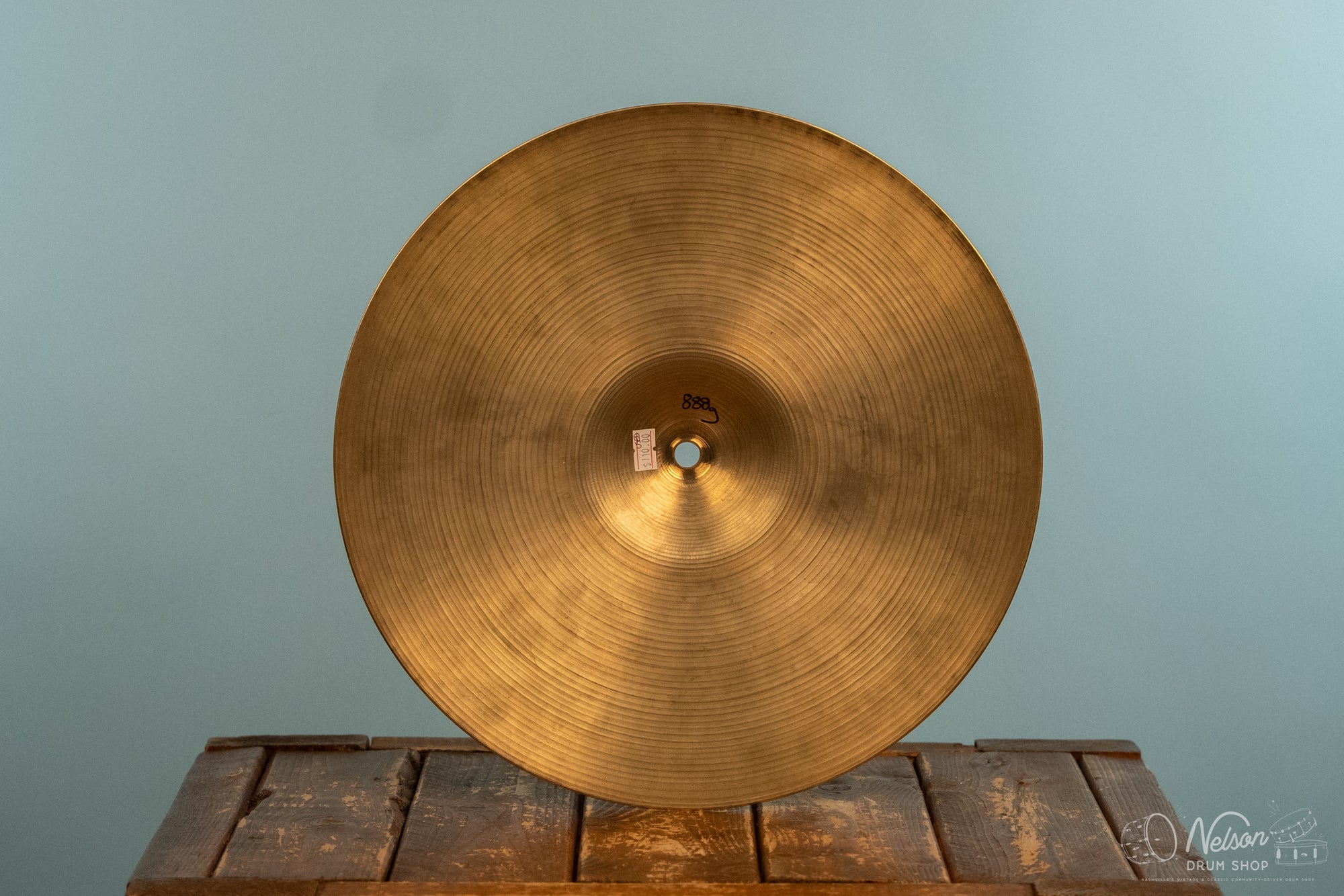 Used Zildjian A "New Beat" hi hat cymbal/single - 14"