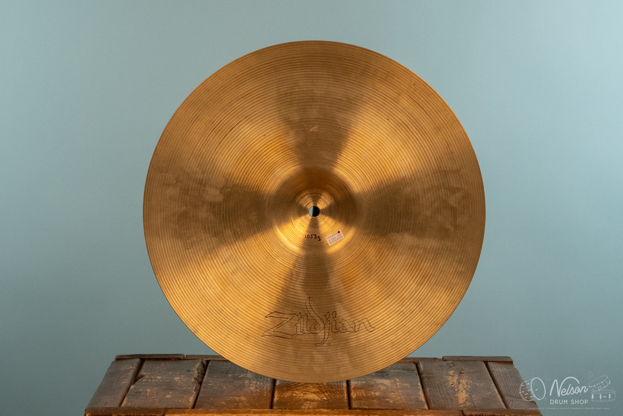 1970s Zildjian A Hollow Logo Medium Thin Crash - 16"